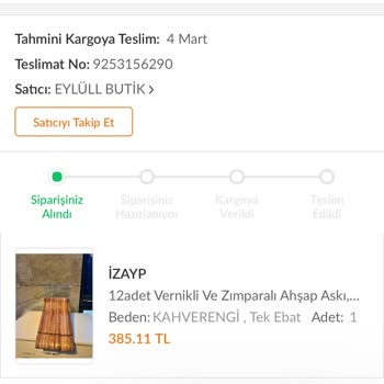 Ahşap Askılık Siparişim Neden Gönderilmiyor?