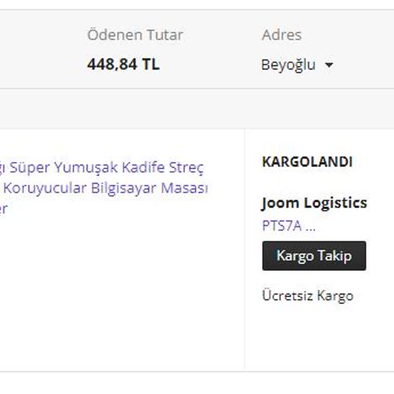 İstenmeyen Siparişin İptali Ve Ücret İadesi Talebi