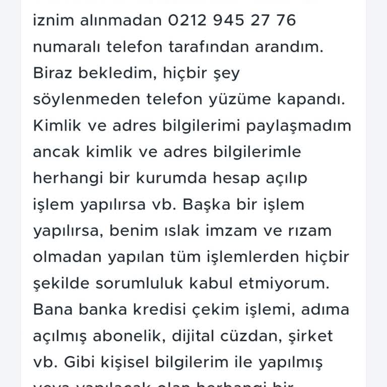 İzinsiz Arama Ve Kişisel Bilgi Güvenliği Endişesi