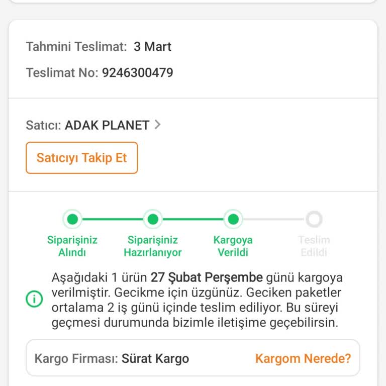 Trendyol Kayıp Kedi Maması Ve Çözüm Bulunamayan Sipariş!