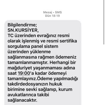 Sahte Sertifika Ve Tehditlerle Karşılaşan Müşteri Mağduriyeti