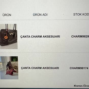 Bozuk Çanta Charmı Ve Yanıtsız Şikayet