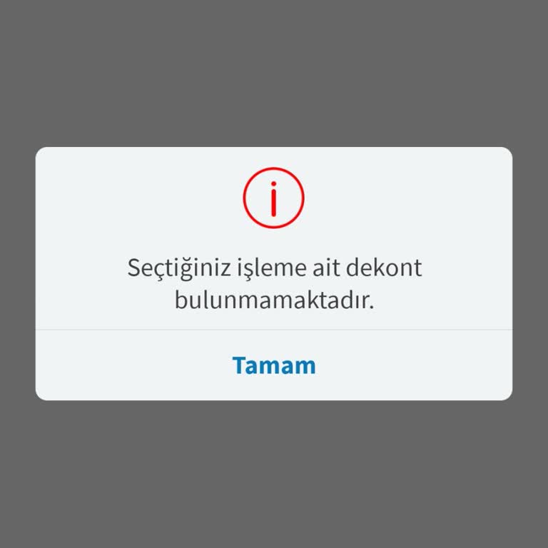 Halkbank Mobil Uygulamada Dekont Görüntüleme Sorunu