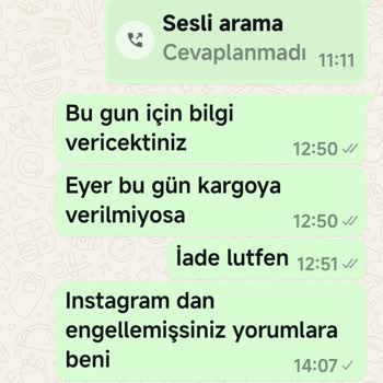 Yılan Tekstil'den Ürün Gelmedi, Paramı İstiyorum