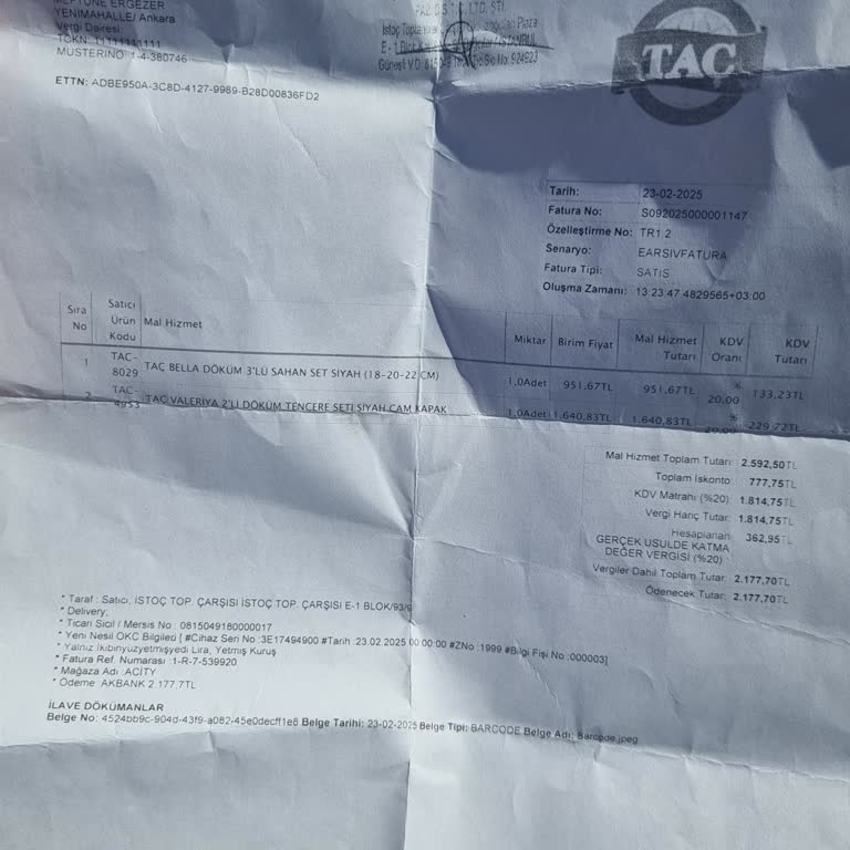 Kusurlu Ürün Ve İade Sorunu: Taç Mağazasında Müşteri Mağduriyeti