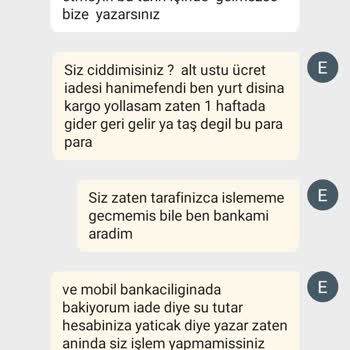 Ücret İadesinde Yavaşlık Ve İlgisizlik