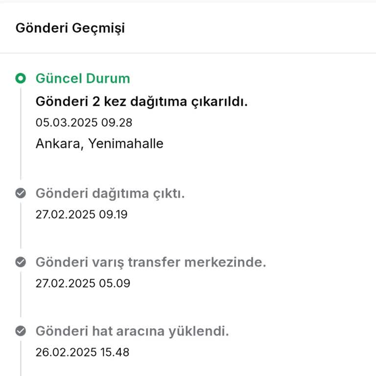 PTT Kargo'nun Gecikmeli Teslimat Sorunu Ve İletişim Eksikliği