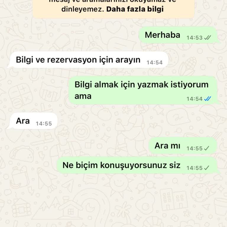 WhatsApp Üzerinden Bilgi Almak İsteyen Müşteriye Sert Yanıt