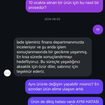 İade Ücreti Mağduriyeti: Touche