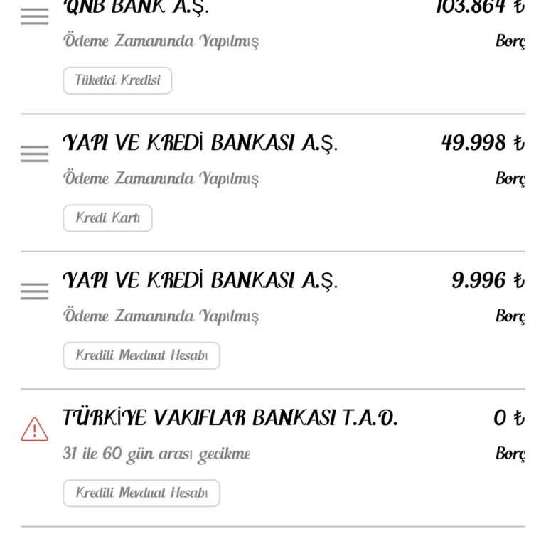 VakıfBank Borç Takibi Sorunu