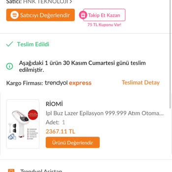 Riomi Buz Lazer'in Atış Sayısı Sorunu Ve İlgisiz Satıcı