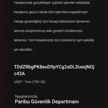 Paribu Altyapı Sorunu Ve Güvenlik Endişesi