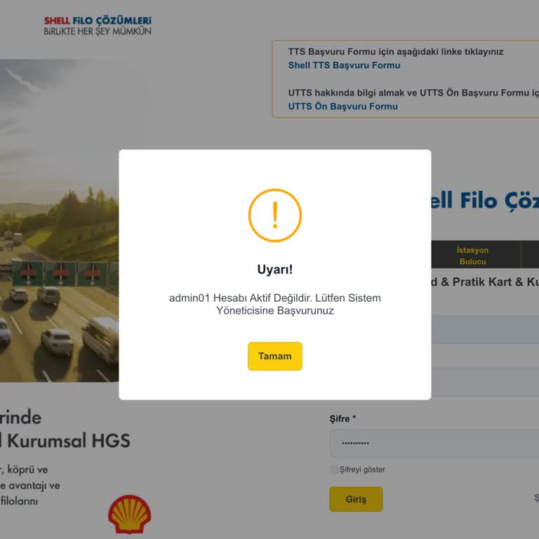 Multinet Shell Taşıt Tanıma Sorunu Ve Çözüm Eksikliği
