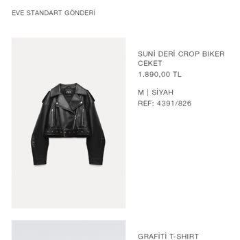 Zara'dan Aldığım Ceket Beklentilerimi Karşılamadı