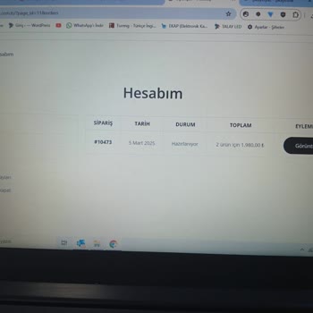 Sipariş Verdim, Sessizlikle Karşılaştım!