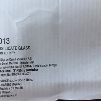 Isıya Dayanıklı Olmayan Borcam Tenceresi