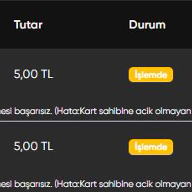 İninal Hesap İle GPay Ödeme Sorunu