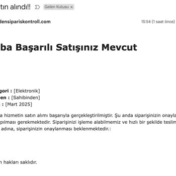 Güvenlik Açığıyla Karşı Karşıya Kaldım