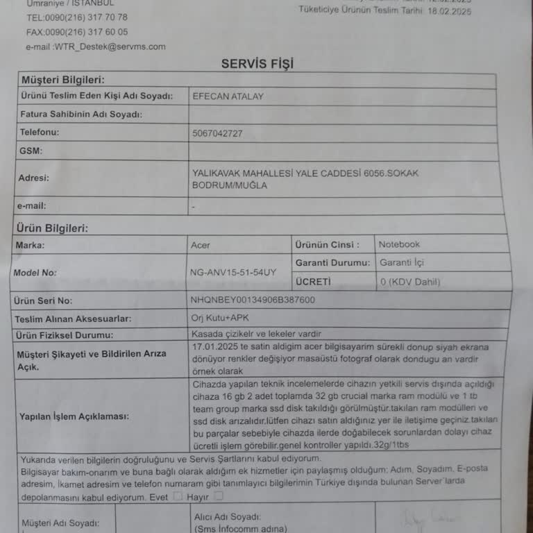 Ayıplı Ürün Ve İade Sürecinde Sorunlar