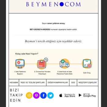 Beymen'den Aldığım Ürünün İadesi Kabul Edilmedi: Hayal Kırıklığı