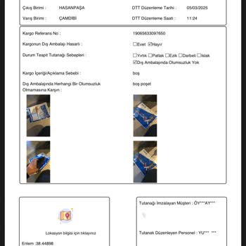 @ozlemyenigunjewelleryyy Boş Poşetle Teslim Edilen Sipariş ve İptal Sorunu