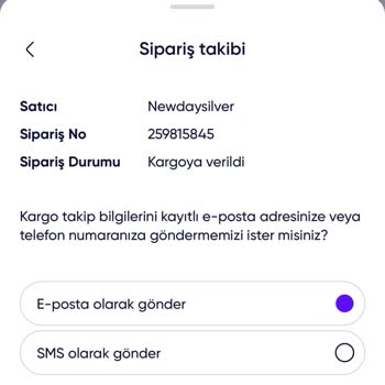 @ozlemyenigunjewelleryyy Boş Poşetle Teslim Edilen Sipariş ve İptal Sorunu