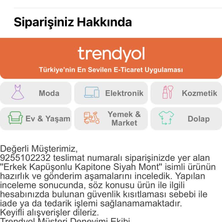 Trendyol'da Askıya Alınan Hesap Mağduriyeti