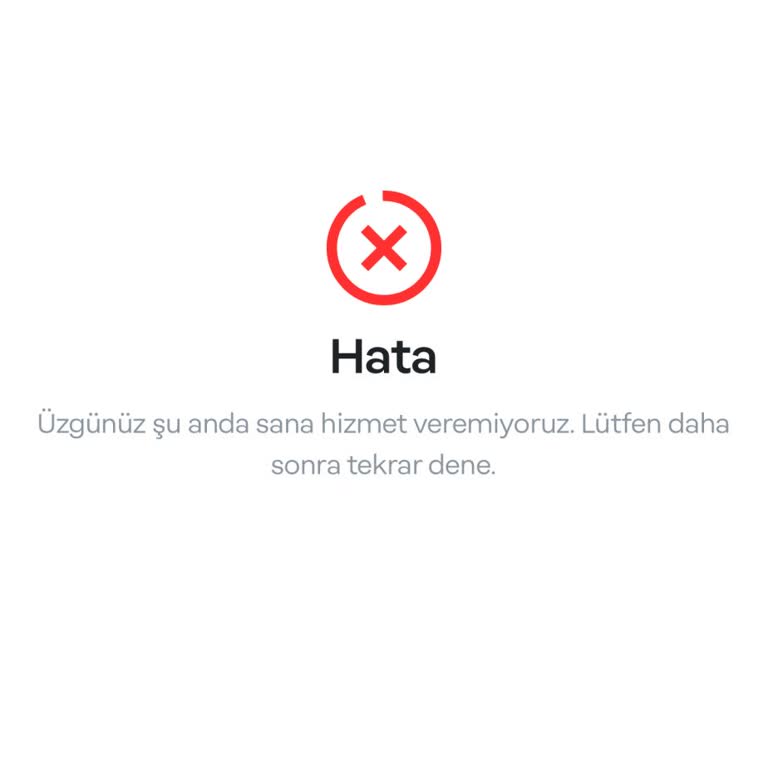 Papara Hesabımda Beklenmedik Hizmet Kesintisi