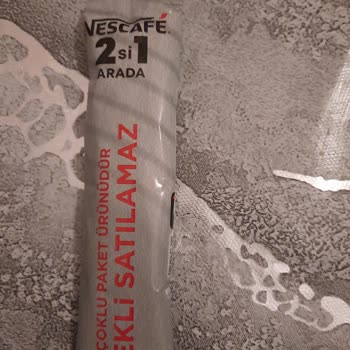 Nescafe Paketinde Tuhaf Tat