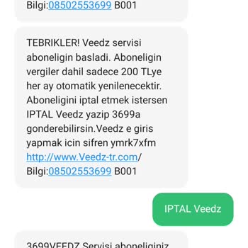 Habersiz Kesilen Abonelik Ücreti İadesi Talebi