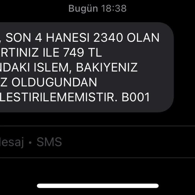 Banka Kartımdan İzinsiz Para Çekme Girişimleri