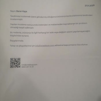 Eşofman Yıkamada Çekti Ve Destek Alamadım