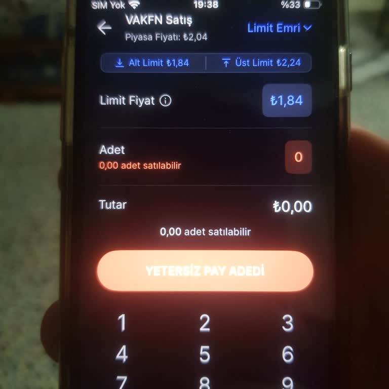 Midas Hisse Satışında Yetersiz Pay Adedi Sorunu