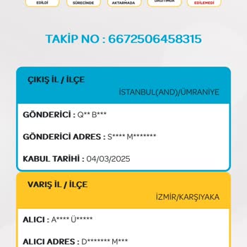 Kurye Teslimat Sorunu Ve Yanlış Adres Bildirimi