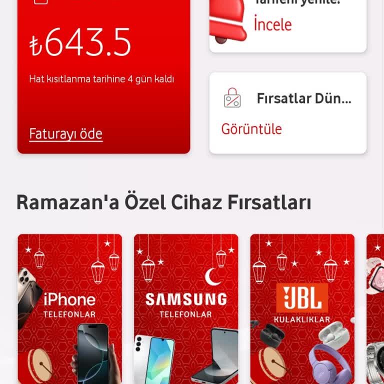 Vodafone'da Anormal Fatura Ve Destek Eksikliği