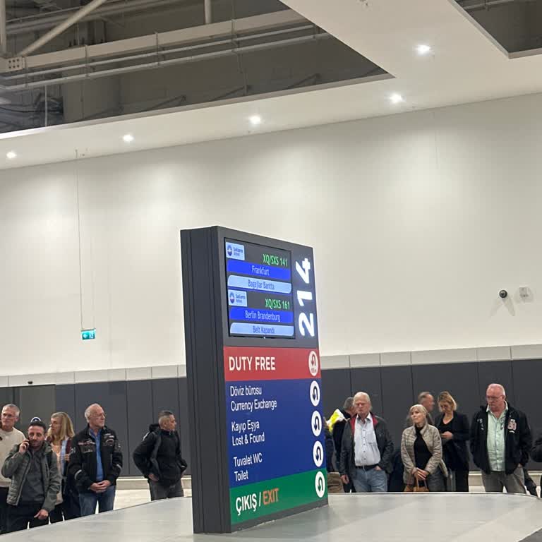 Antalya Havalimanında Valiz Bekleme Çilesi