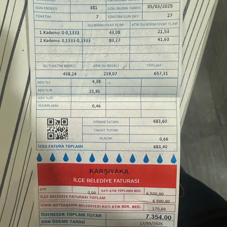 Katı Atık Bedelindeki Aşırı Artışa Acil Çözüm Bekliyorum