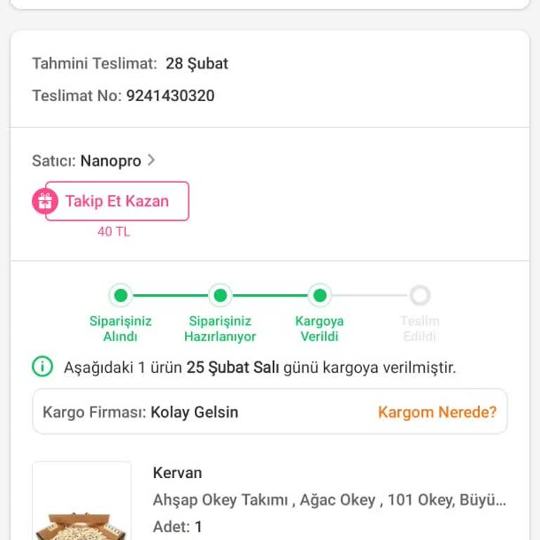 Nanopro Sipariş Verdim Ne Kargo Ne İade Geldi