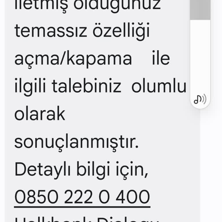 Halkbank Kart Temassız Özelliği Kapatılamıyor