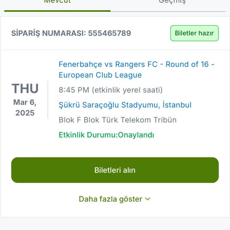 Bilet Transferinde Yaşanan Sorun Ve İade Süreci