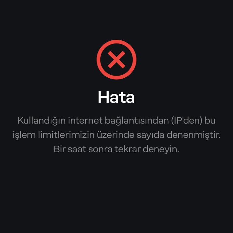 Papara Uygulamasında IP Hatası Sorunu!