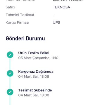 Yanıltıcı Teslimat: Teknosa Ve UPS Türkiye İle Yaşanan Sorun