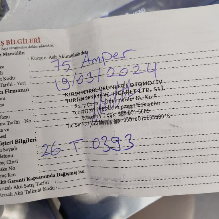 Yiğit Akü'de Şarj Sorunu Ve Servis Problemleri