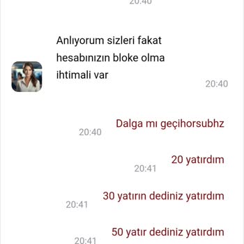 Yanıltıcı Yatırım Yönlendirmeleri Ve Hesap Askıya Alınması