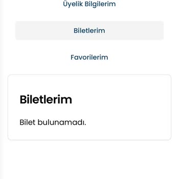 Biletlerim Görünmüyor: Mağduriyet Yaşıyorum