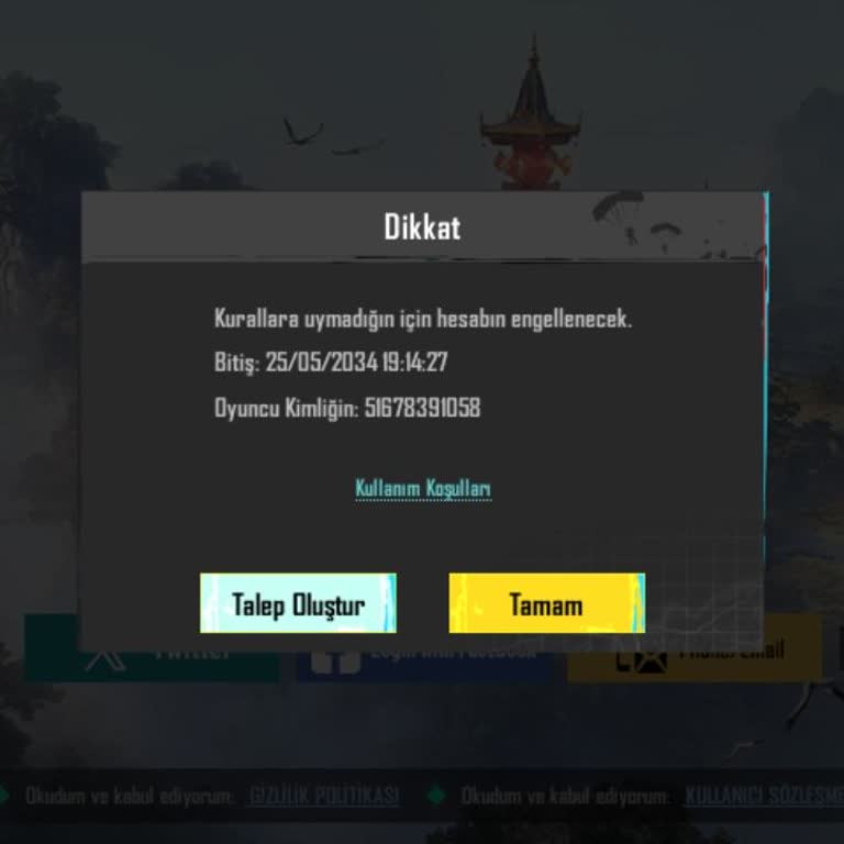 Haksız Banlanan Hesabım İçin Yardım Talebi