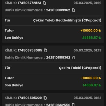 Kazanç Ödemesi Yapılmıyor