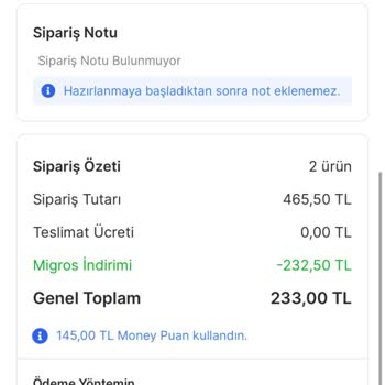 Migros'un Sipariş İptal Skandalı
