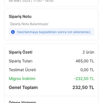 Migros'un Sipariş İptal Skandalı