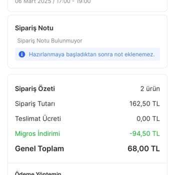Migros'un Sipariş İptal Skandalı